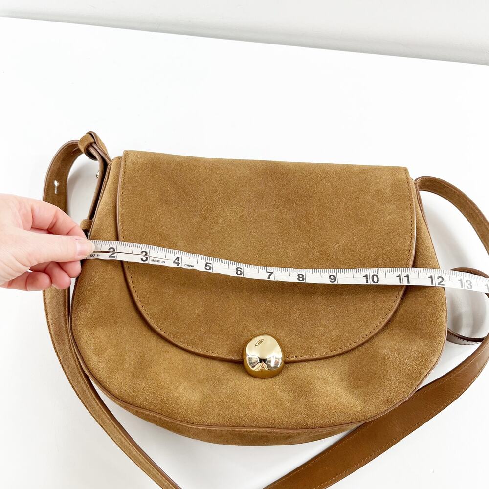 Madewell Suede Crossbody Saddle Bag in Brown - Picture 11 of 11